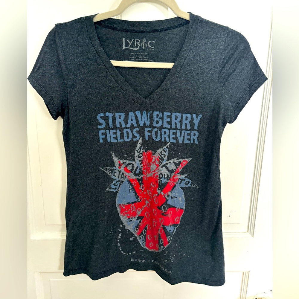 The Beatles “Strawberry Fields Forever” t shirt